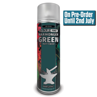 Colour Forge Spray: Warmonger Green (500ml) 1