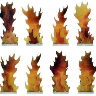 Flames of War Destroyed Markers (x8) 1