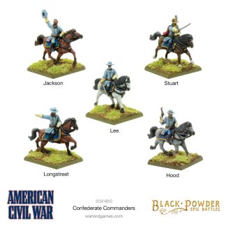 Epic Black Powder - ACW Confederate Commanders 1