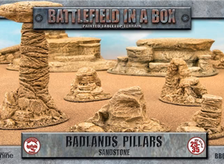 Badlands: Pillars - Sandstone (x5) 1