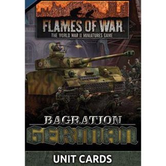 Bagration: German Unit Cards (70x Cards) 1