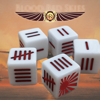 Japanese Blood Red Skies Dice 1
