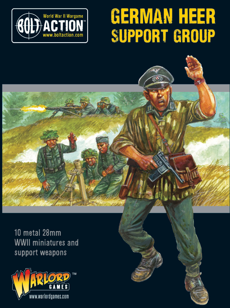 German Army Support Group (HQ, Mortar & MMG) 1