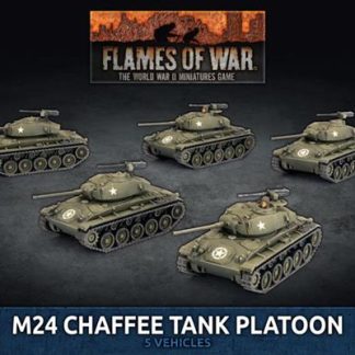 M24 Chaffee Tank Platoon (x5 Plastic Vehicles) 1
