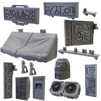 Terrain Crate: Battlezones Street Accessories 1