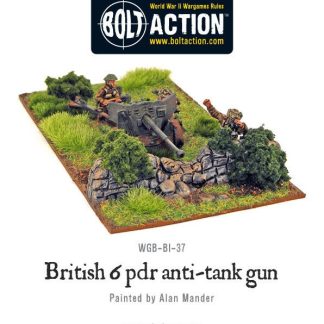 British Army 6 Pounder Anti Tank Gun 1