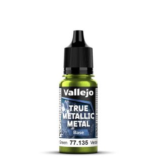 Vallejo True Metallic Metal: Amber Green - Base - 18ml 1
