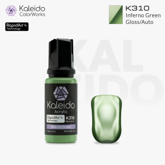 Kaleido Colorworks - Inferno Green 20ml Pack of 6 1