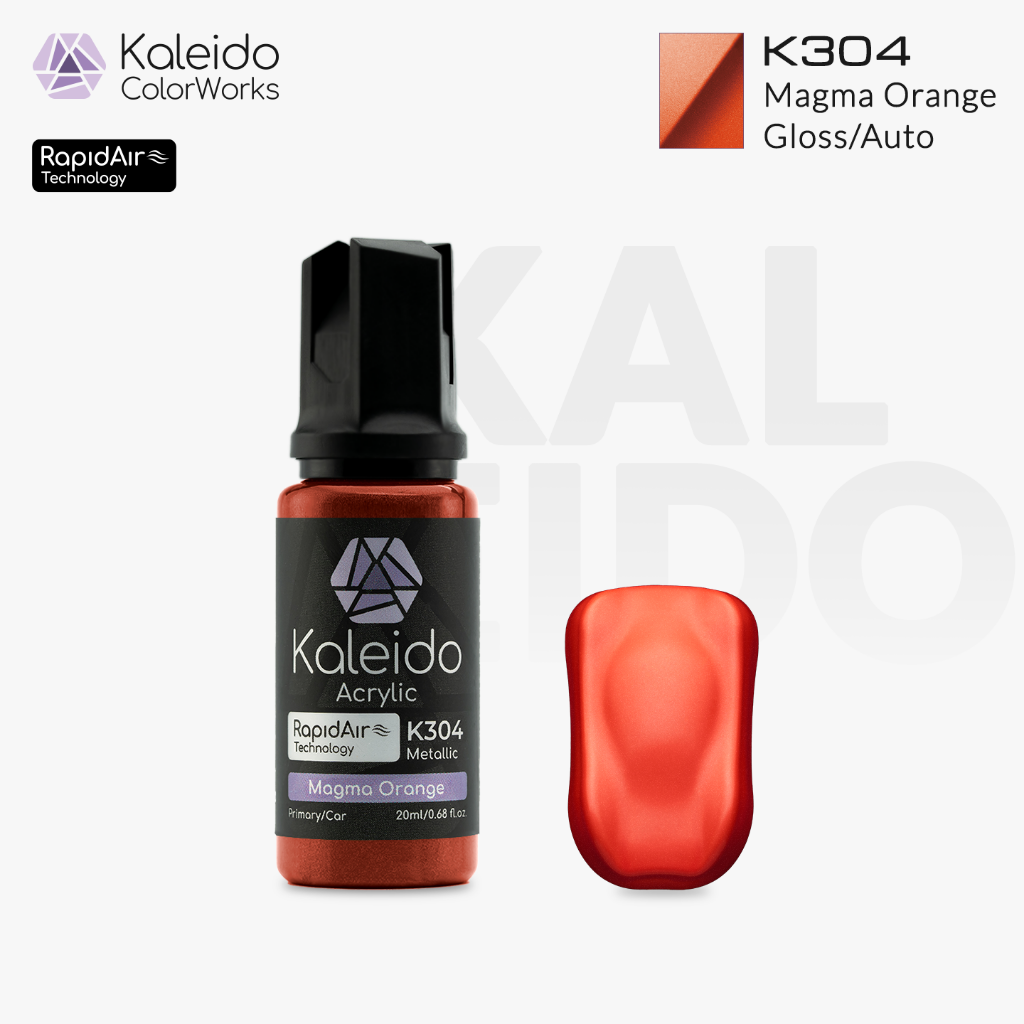 Kaleido Colorworks - Magma Orange 20ml Pack of 6 1