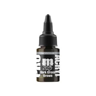 Pro Acryl 1-Step: Dark Green Brown - 22ml 1