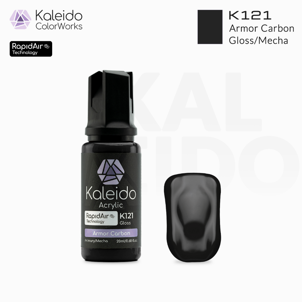 Kaleido Colorworks - Armor Carbon 20ml Pack of 6 1