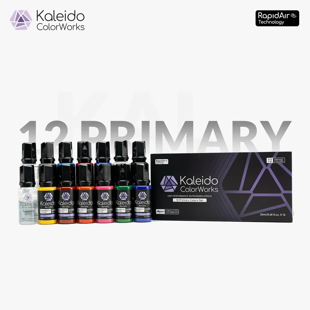 Kaleido Colorworks - 12 Primary Colors Set 1