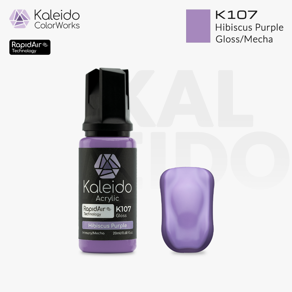 Kaleido Colorworks - Hibiscus Purple 20ml Pack of 6 1