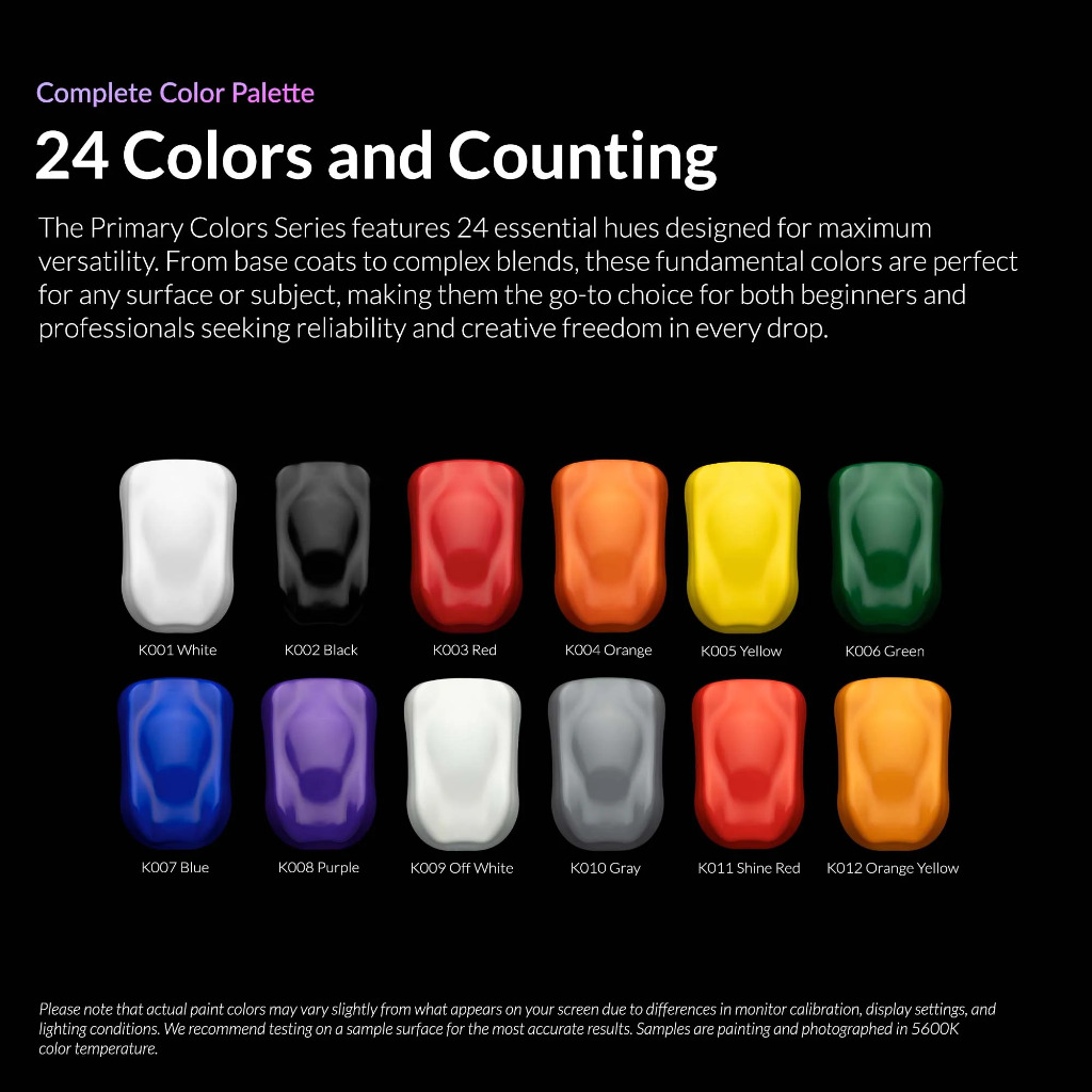 Kaleido Colorworks - 12 Primary Colors Set 10