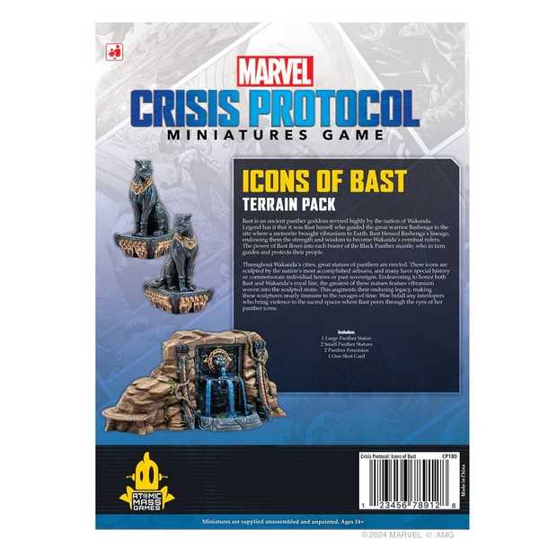 Marvel Crisis Protocol: Icons Of Bast Terrain Pack 2