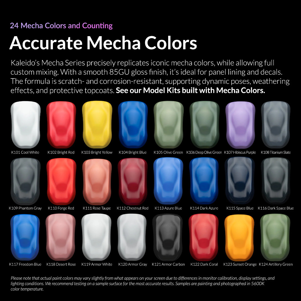 Kaleido Colorworks - 24 Mecha Colors Set 10