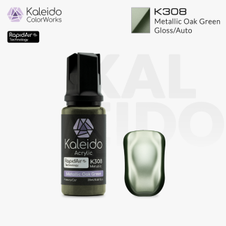 Kaleido Colorworks - Metallic Oak Green 20ml Pack of 6 1