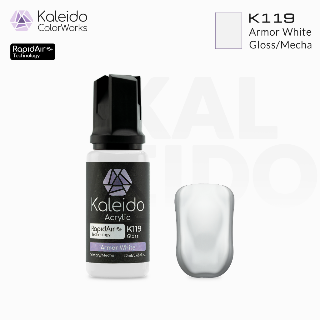 Kaleido Colorworks - Armor White 20ml Pack of 6 1