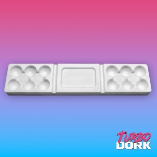 Turbo Dork: Large White Non-Stick Silicone Dry Palette 1