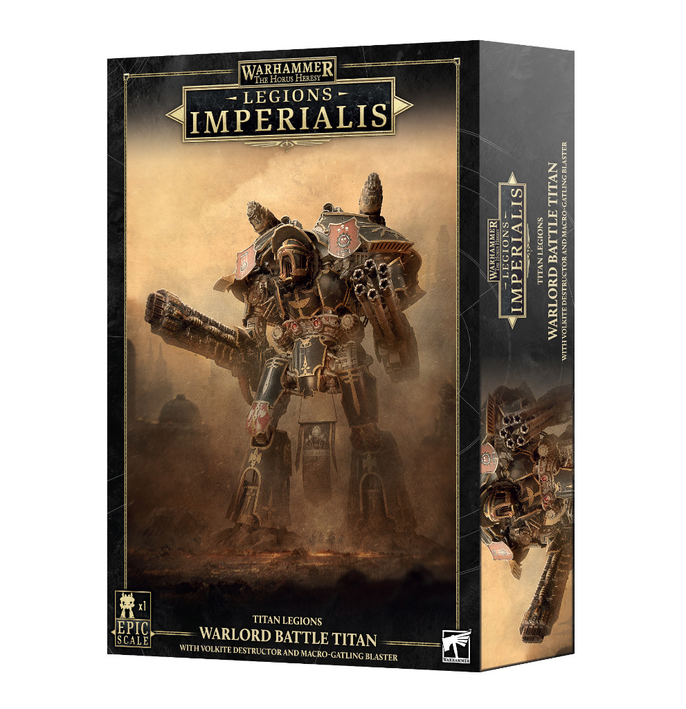 Legions Imperialis: Warlord Titan with Volkite Destructor & Macro-Gatling Blaster 1
