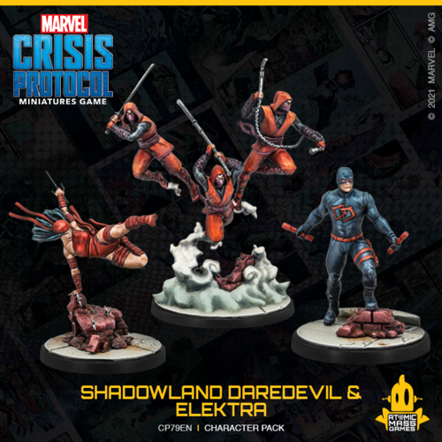 Marvel Crisis Protocol: Shadowland Daredevil & Elektra 2