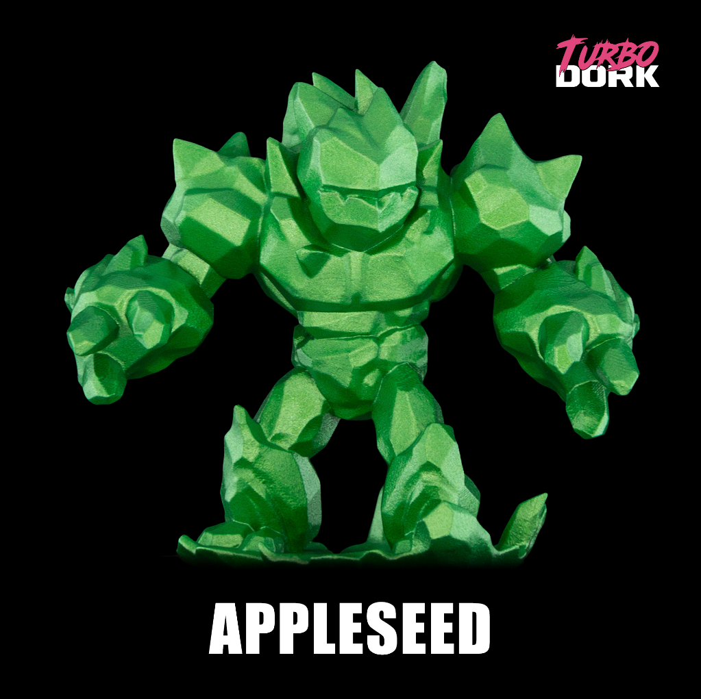 Turbo Dork: Apple Seed Metallic Acrylic Paint 22ml Bottle 2