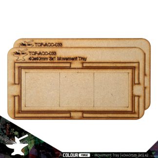 Movement Tray: 40mm (1x3) 1