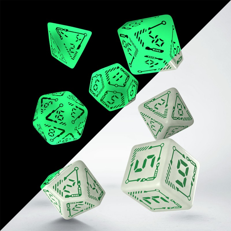 Digital Glowing Dice Set 3