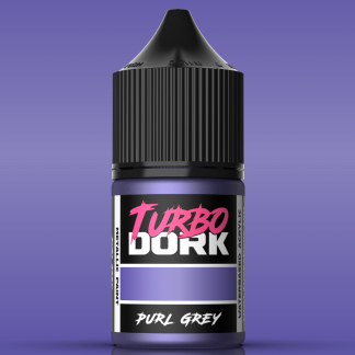 Turbo Dork: Purl Grey Metallic Acrylic Paint 22ml Bottle 1