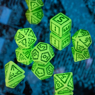 Digital Glowing Dice Set 1