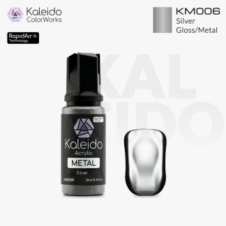 Kaleido Colorworks - Silver 20ml Pack of 6 1