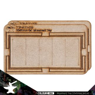 Movement Tray: 25x50mm (1x5) 1