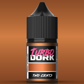 Turbo Dork: Two Cents Metallic Acrylic Paint 22ml Bottle 1