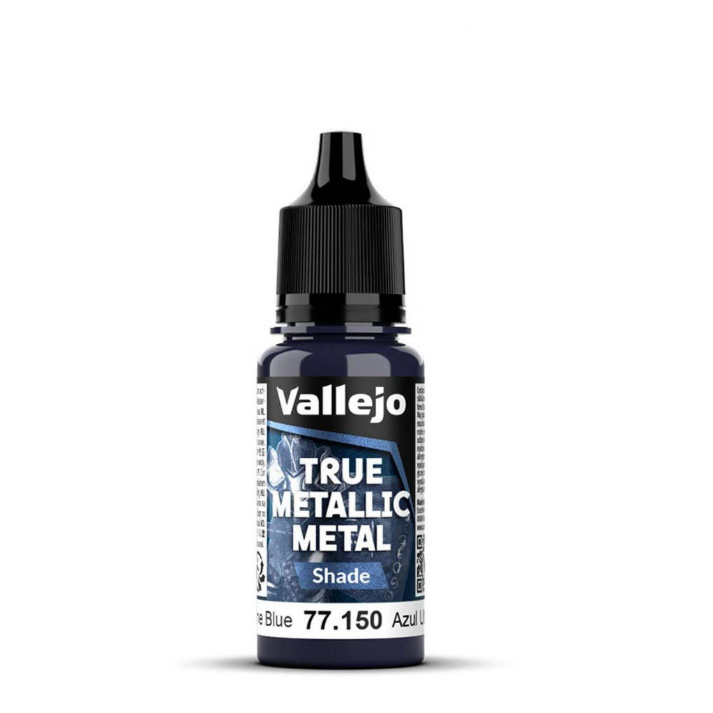 Vallejo True Metallic Metal: Ultramarine Blue - Shade - 18ml 1