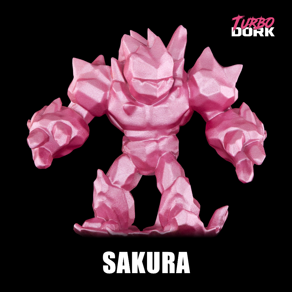 Turbo Dork: Sakura Metallic Acrylic Paint 22ml Bottle 2