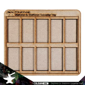 Movement Tray: Convert 25x50mm to 30x60mm (2x5) 1