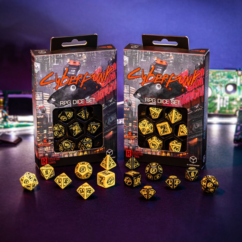 Cyberpunk RED Dice Set: Danger Zone (7) 3