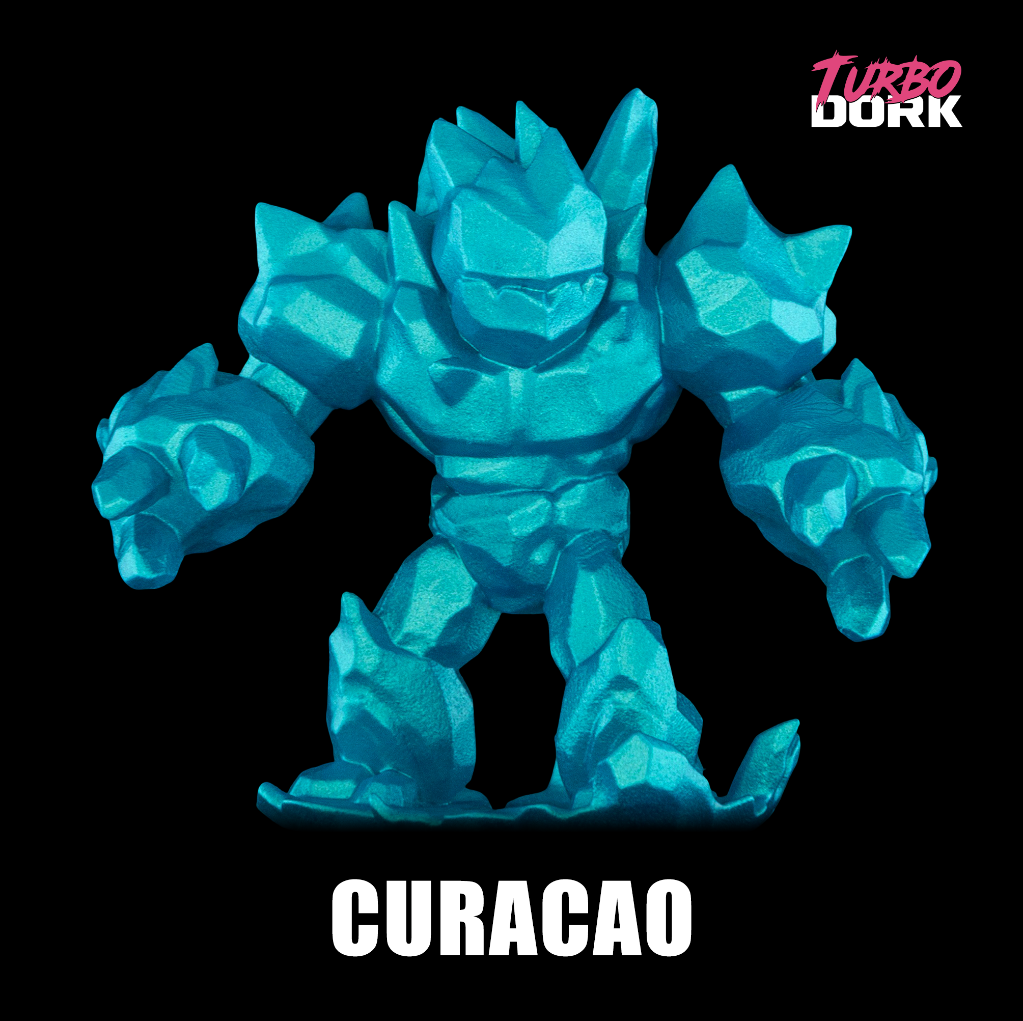 Turbo Dork: Curacao Metallic Acrylic Paint 22ml Bottle 2