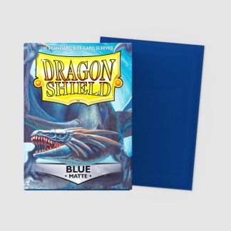 Dragon Shield Sleeves Matte Blue (100) 1