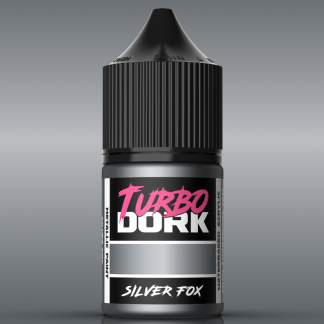 Turbo Dork: Silver Fox Metallic Acrylic Paint 22ml Bottle 1