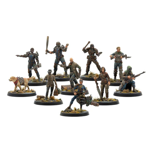 Fallout: Miniatures - Wasteland Survivors Core Set (Plastic) 2