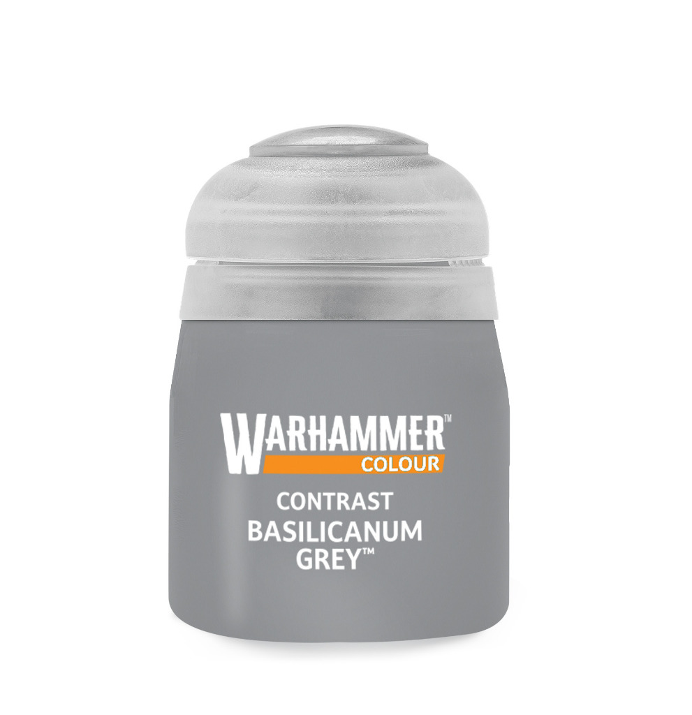 Warhammer Colour Contrast: Basilicanum Grey 18ml 1