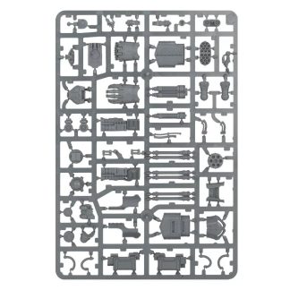 Legions Imperialis: Reaver Gatling Blaster, Power Fist, Laser Blaster and Apocalypse Missile Launcher Weapons Sprue 1