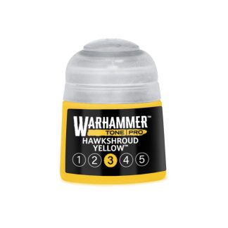 Warhammer Tone Pro: Hawkshroud Yellow 3 12ml 1
