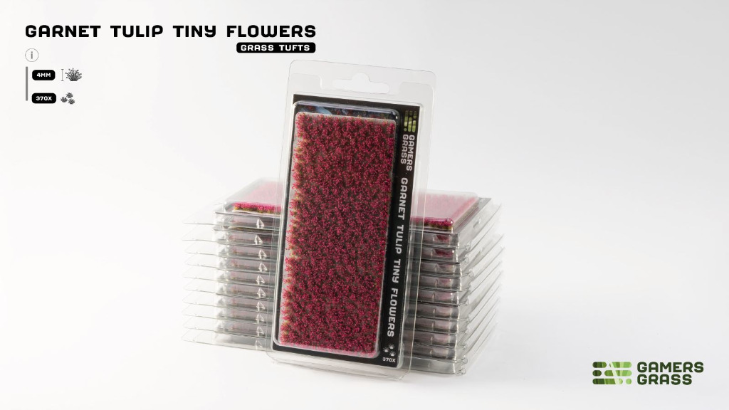 Garnet Tulip Tiny Flowers 2