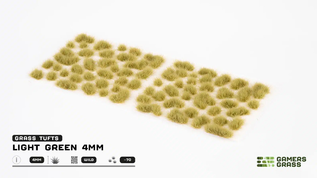 Light Green 4mm - Small Tufts 1