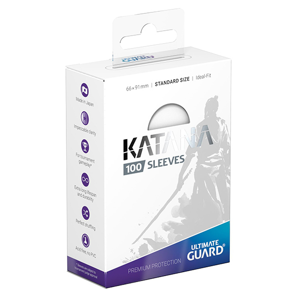 Ultimate Guard - Katana Sleeves - Standard Size - White 100 Pack 2