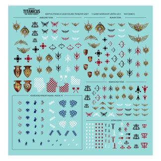 Adeptus Titanicus: Legio Solaria Transfer Sheet 1