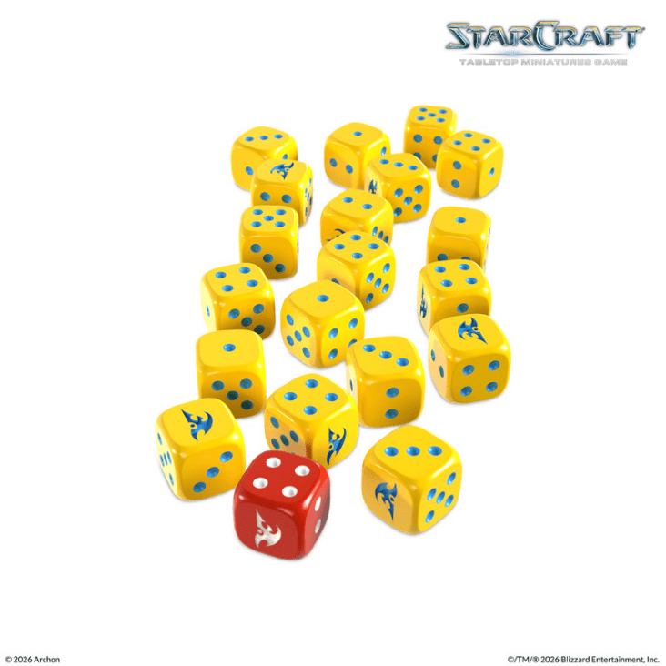 Starcraft: Protoss Custom Dice Set 2