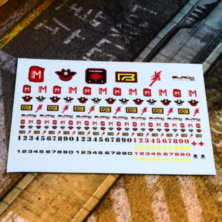 BLKOUT Water Slide Decals - Chimera Faction 1